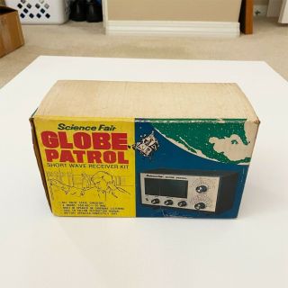 Science Fair Globe Patrol 4 - Band Shortwave Receiver Kit,  “unbuilt” W/orig Box