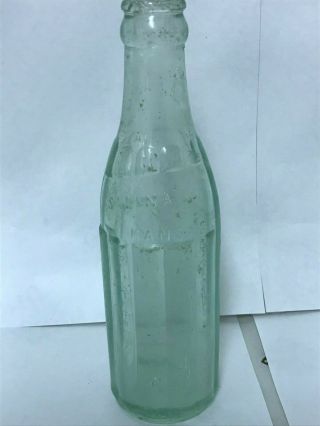 Rare Dr.  Pepper Bottle 6.  5oz Salina Kansas Slant Green No Date M