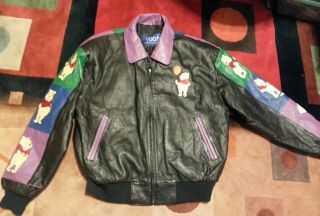 Winnie The Pooh Leather Jacket Hurry Before Its Gone Sz Lg