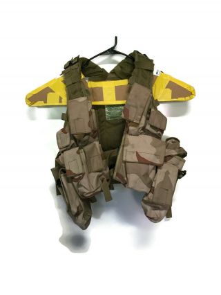 Vtg Desert Storm Dcu Pattern Military Tactical Hydration Vest Camelbak Size M - L