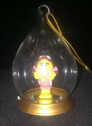 Vintage 1980 Mcdonald’s “birdie” Christmas Glass Ornament W/ Box Rare