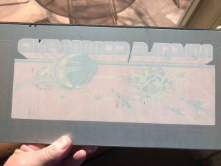 Nos Atari Missile Command Marquee For Upright Cabinet