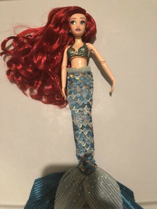 Disney Store Ariel & King Triton Fairytale Series Le Ariel Doll Only