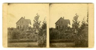 W.  E.  Bowman,  Ottawa,  Illinois - Early View,  Residence,  Woman W/guitar