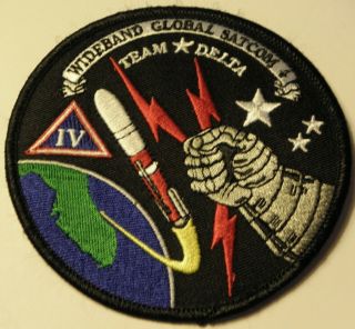 Team Delta Iv Wgs 4 Eelv Mission Usaf Launch Patch Wideband Global Satcom 5 Sls