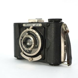 Vintage Minolta Six Crown Camera With Coronar Anastigmat Nippon 75mm F/5.  6