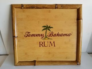 Tommy Bahama Rum Bamboo Sign Advertisement 18x20 Tiki Hut Man Cave Bar Decor