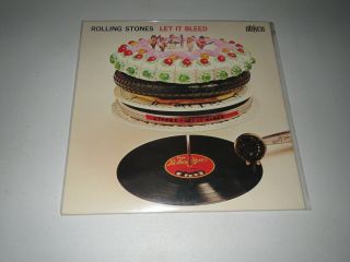 The Rolling Stones - Let It Bleed (lp) Vg,  / Nm 1986 Abkco 100 Virgin Vinyl
