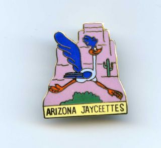 Arizona Jayceettes Road Runner Pin.