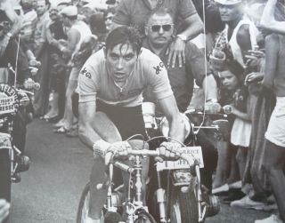 Eddy Merckx Poster 1969 Tour de france Yellow Jersey Vintage Bike NOS 3