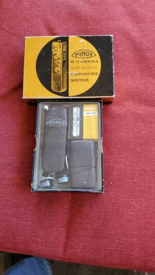 Vintage Minox B With Build - In Exposure Meter Camera