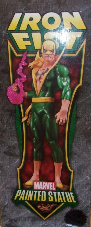 Marvel Comics Bowen Designs Iron Fist Classic Green Statue