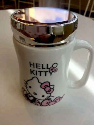 Hello Kitty Cute Ceramic Coffee Mug c/w Top,  Spoon & Coaster 500ML 2