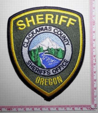 Police Patch Sheriff Clackamas County Sheriffs Office Oregon Patch