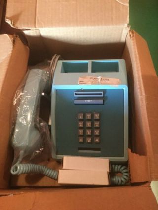 Western Electric Bell System Blue Card Dialer Telephone Phone