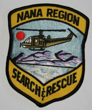 Nana Region Search & Rescue Patch,  Alaska