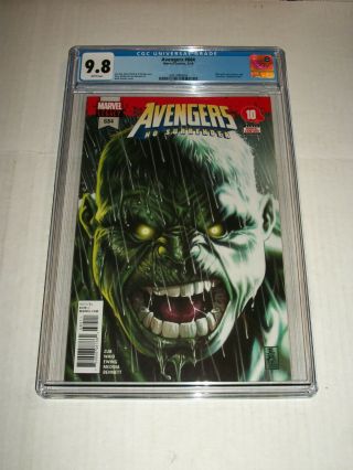 Marvel Avengers 684 Cgc 9.  8 1st Appearance Of The Immortal Hulk Hot Key Issue