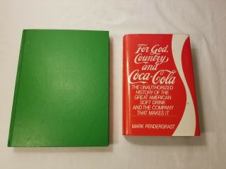 2 Coca - Cola Books 1972 - Illustrated Guide & For God,  Country And Coca - Cola