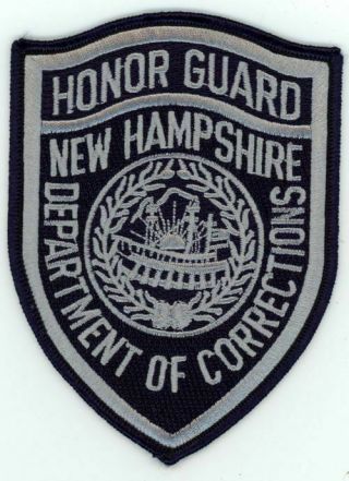 Hampshire Nh Department Of Corrections Honor Guard Subdued Swat Patch