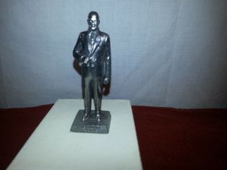 Pewter Dwight D Eisenhower Figure 2&5/8 " By Dory