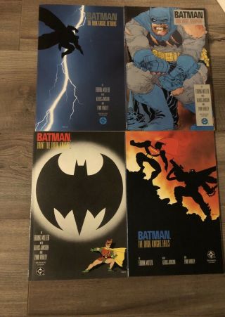 Batman The Dark Knight Returns 1 - 4 Full Set Vf/ Nm Frank Miller 1st Print 1986