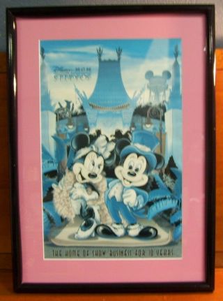 Disney Mgm Studios Mickey & Minnie Mouse The Home Of Show Business For 10 Years
