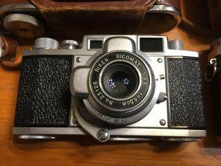 Ricoh 35 Deluxe 35mm Rangefinder Film Camera w/1:3.  5 Lens Vintage & Kiev Vtg Cam 2