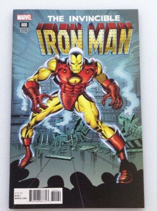 The Invincible Iron Man 600 Romita Jr 1:500 Remastered Marvel Variant Edition