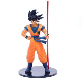 Dragon Ball Z Statue Son Goku Power Pole Japanese Anime Figure Toy Gift W/box