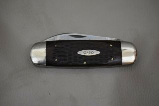 Vintage Case Xx Usa 2 Blade Elephant Toe Pocket Knife 6250 With Jigged Handle