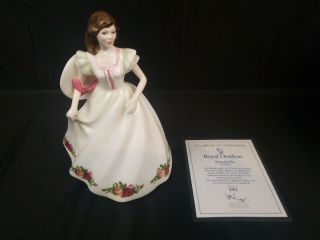 Limited Edition 1997 Royal Doulton Bone China 8 1/2  Annabelle " Figurine
