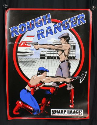 Vintage Rough Ranger Arcade Video Game Decal Sticker For Side Storestock Exidy