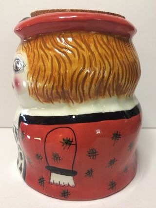 Susan Paley Bella Casa by Ganz Wilma Ceramic Jar w/ Cork Lid 2