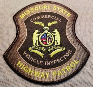 Mo Missouri State Highway Patrol Commercial Vehicle Inspector Patch