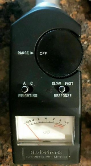 Analog Radio Shack Sound Level Meter 33 - 2050