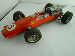 Vintage Schuco 1073 Ferrari Formel 2 Racing Car Issued 1960s Inc Key