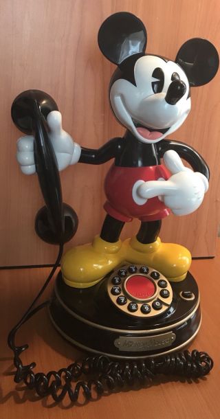 Disney Mickey Mouse 1 Telephone Telemania Talking Phone