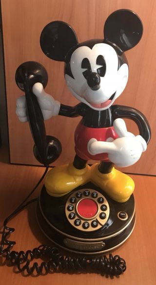Disney Mickey Mouse 1 Telephone Telemania Talking Phone 2
