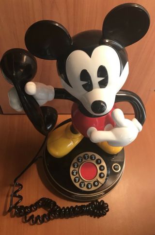Disney Mickey Mouse 1 Telephone Telemania Talking Phone 3