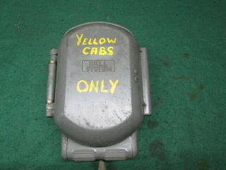 Old Bell System Western Electric Telephone Call Box 525b Police Fire Yellow Cabs