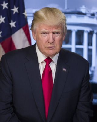 Official Portrait Of President Donald J Trump 8x10 Photo