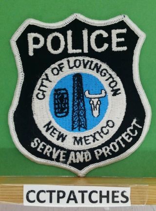 Lovington,  Mexico Police Shoulder Patch Nm