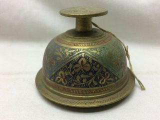 Vintage Brass Bell M99 India Sarna Ornate Design