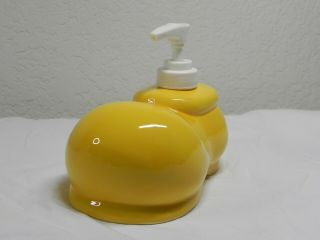 Disney Mickey Mouse Ceramic Yellow Shoe Soap/Lotion Pump Dispenser Magical 2