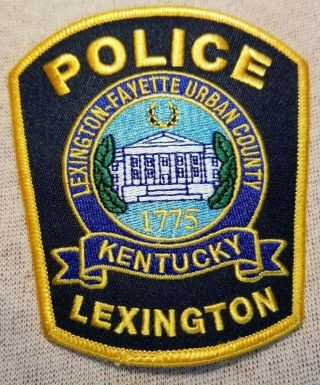 Ky Lexington Kentucky Police Patch