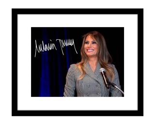 Melania Trump 8x10 Signed Photo Print Us First Lady Autograph Donald President