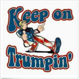 6 Pack Keep On Trumpin Sticker Decal Donald Truck Patriotic Potus Deplorable Car