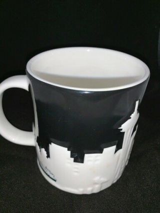 Starbucks Mug Cup 2012 16 oz Collector Series Seattle Skyline City Relief 3
