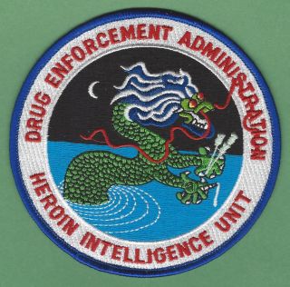 Dea Drug Enforcement Administration Heroin Intelligence Unit Patch