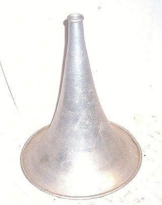 Pathe Cylinder Phonograph 10 " Spun Aluminum Horn